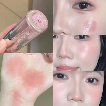 Natural color low saturation matte blush liquid