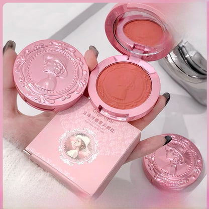 Three-dimensional relief fog color blush