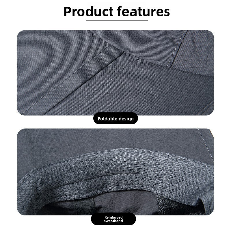 Outdoor sunshade baseball cap