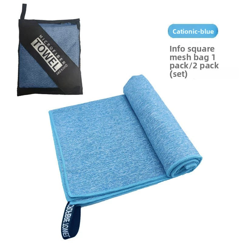 Double-sided fleece beach towel for sports