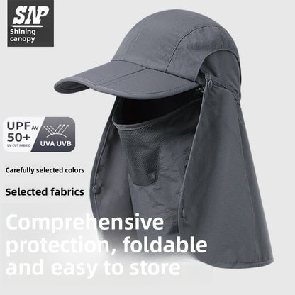 Outdoor sunshade baseball cap