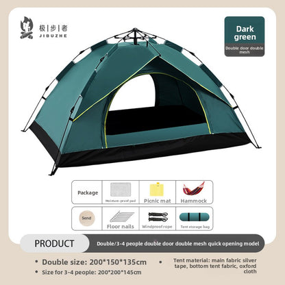 Outdoor Tent Full-automatic Sunscreen Windproof Quick Opening