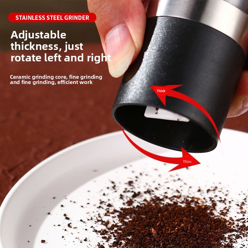 Manual double-headed sea salt pepper grinder