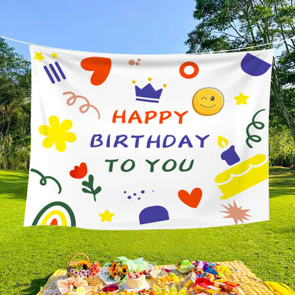 Outdoor decorative banners and cloths