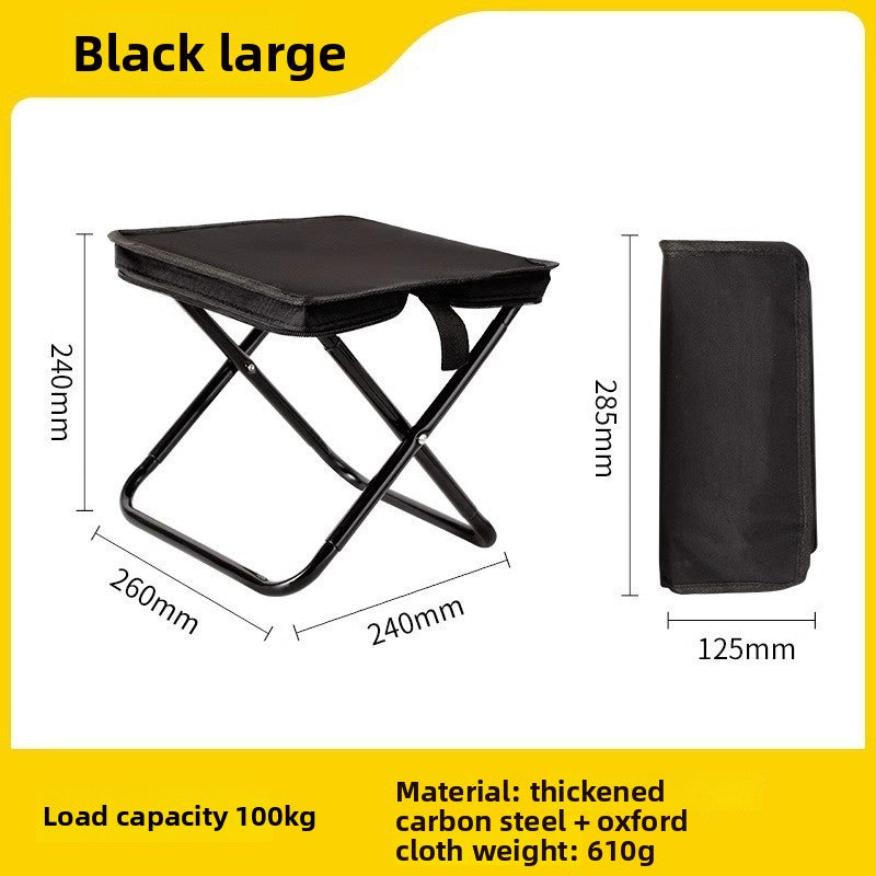 Portable handbag for outdoor folding stools
