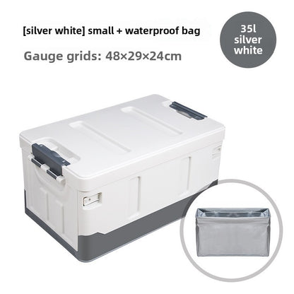 Car trunk storage box