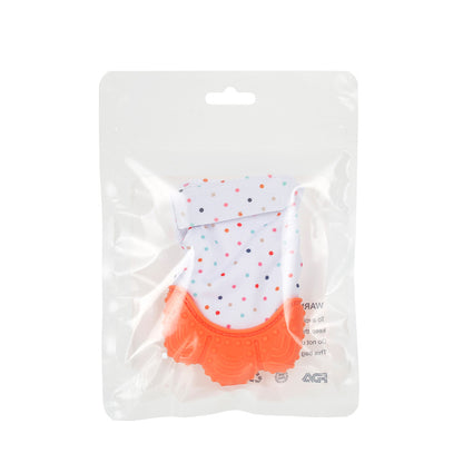 Baby anti-biting silicone teething gloves