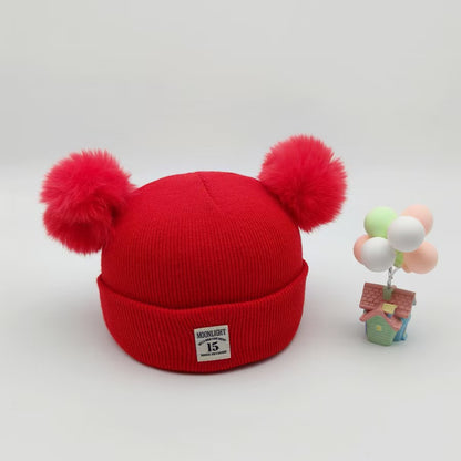 Autumn and winter baby hat