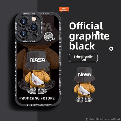 Painted Backpack Bear Mobile phone case