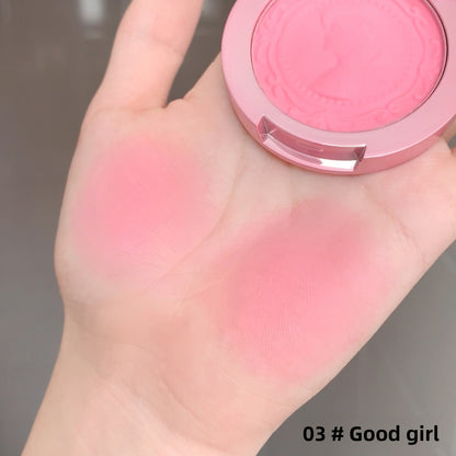 Three-dimensional relief fog color blush