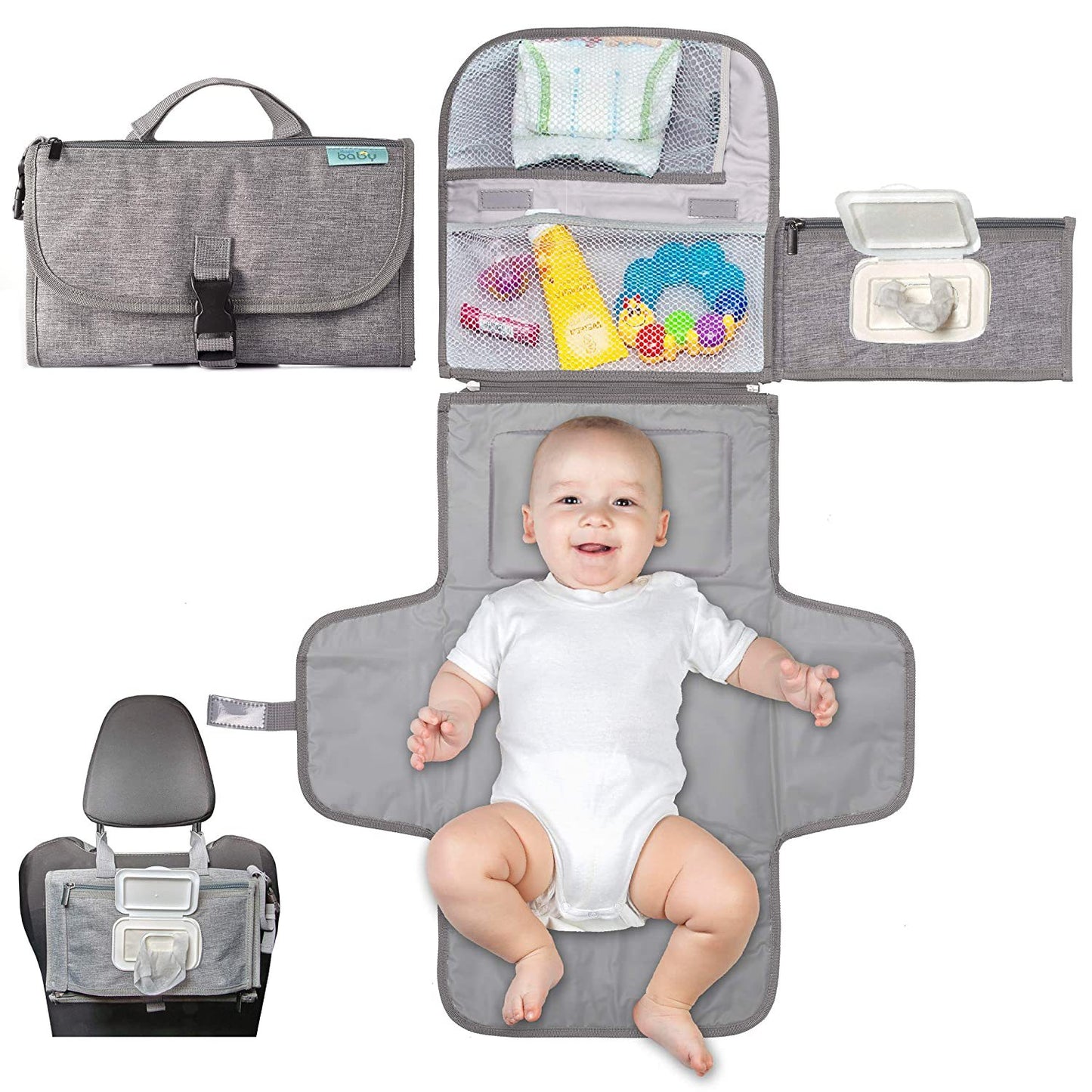 Baby stroller suspended newborn urine separator