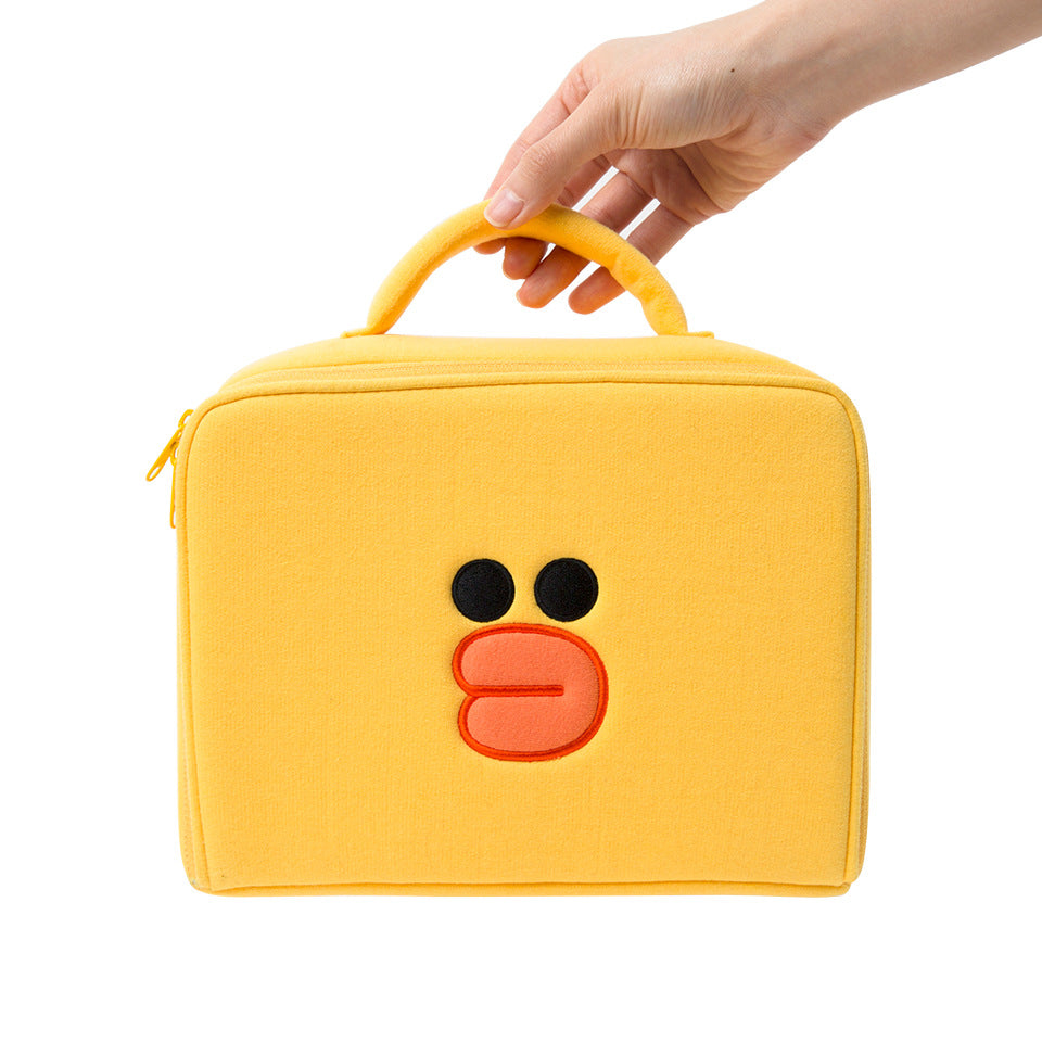 Cartoon Brown Bear Large Capacity Cosmetic Bag