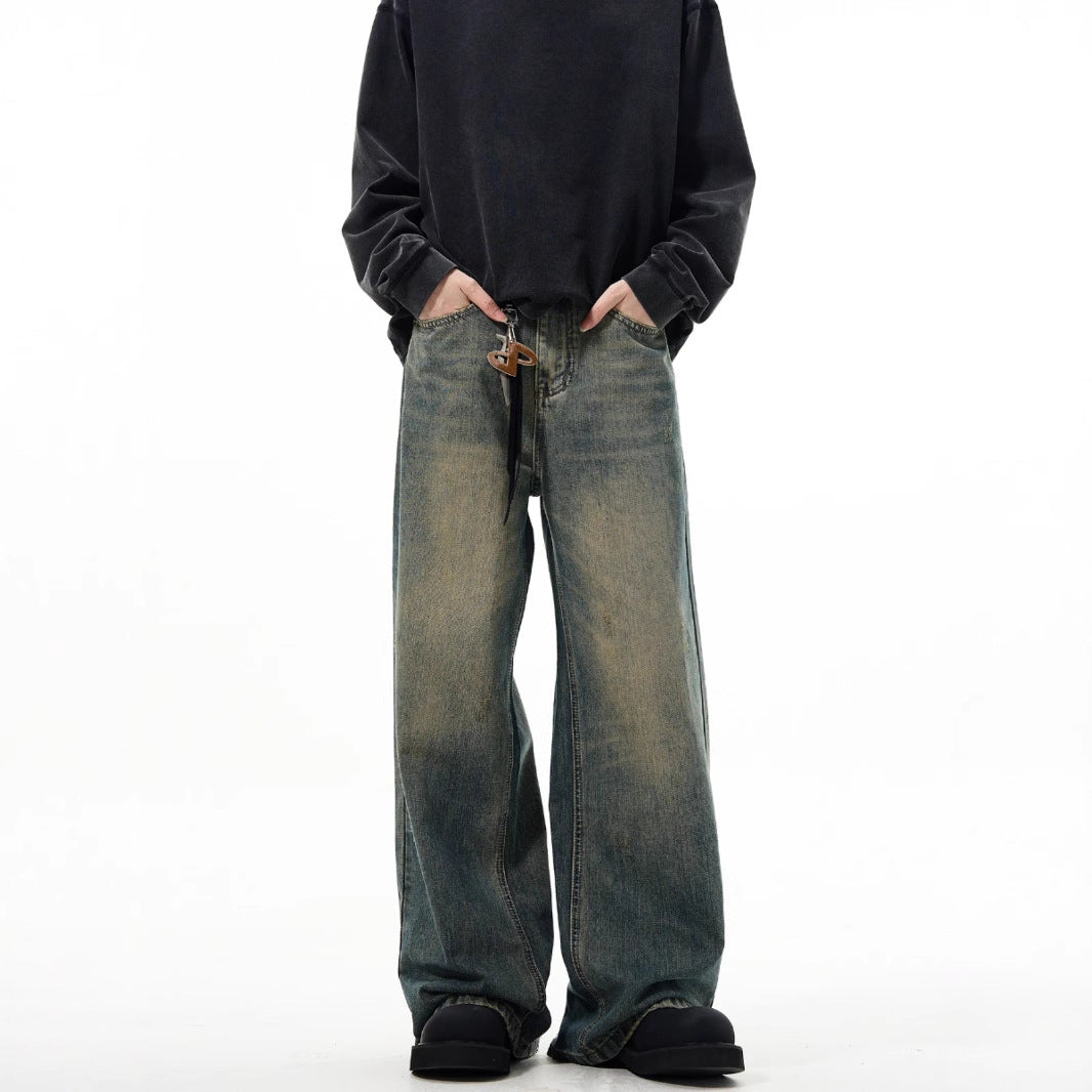The versatile jeans are loose