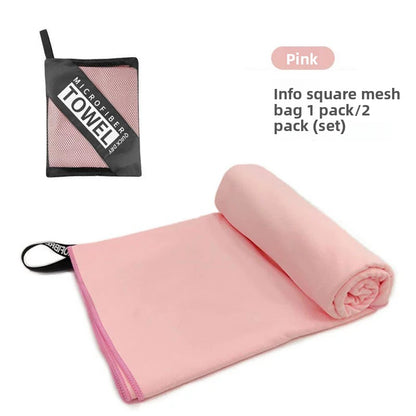 Double-sided fleece beach towel for sports