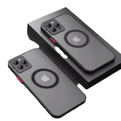 Apple magnetic matte phone case