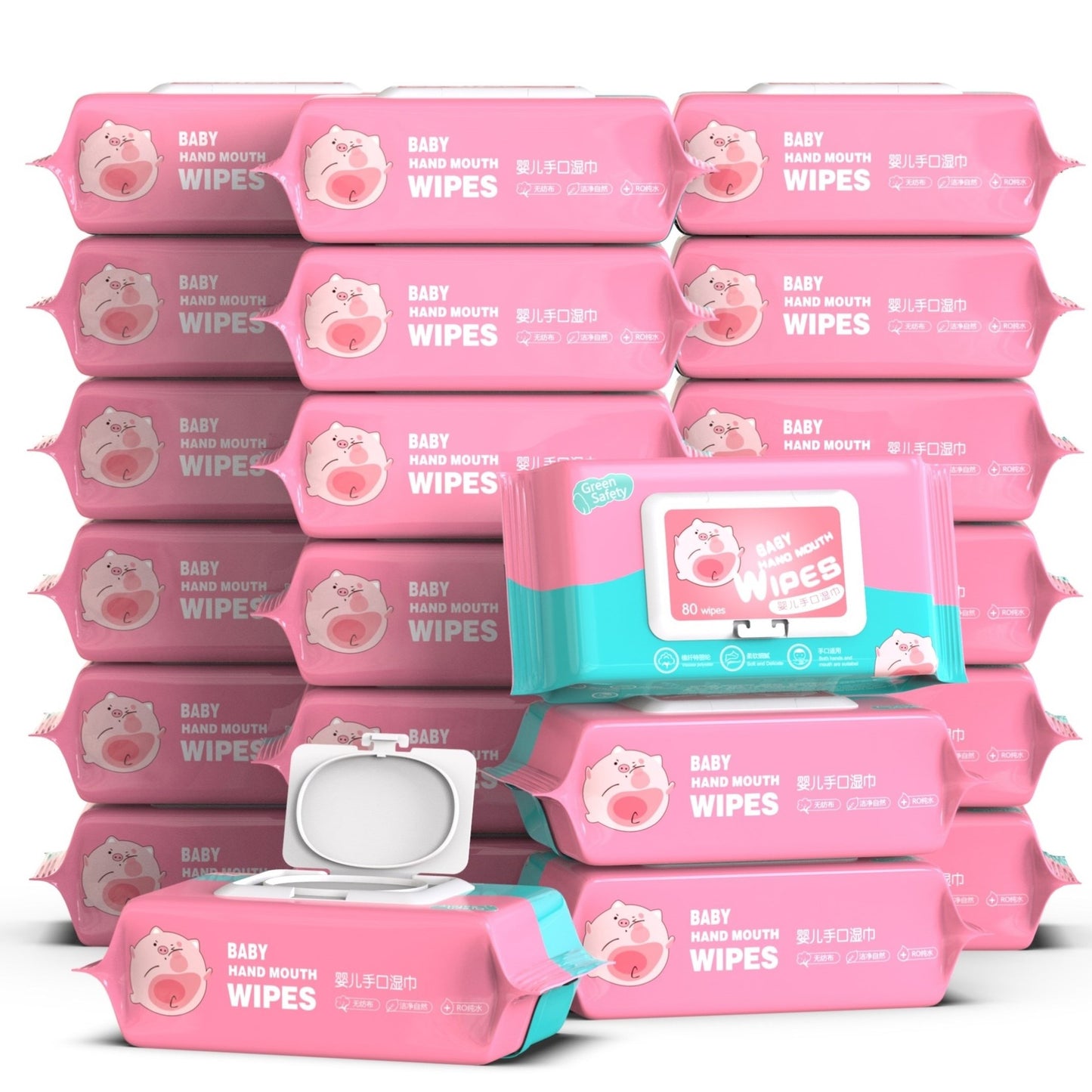 Soft Skin-Friendly Alcohol-Free Baby Hand Wipes