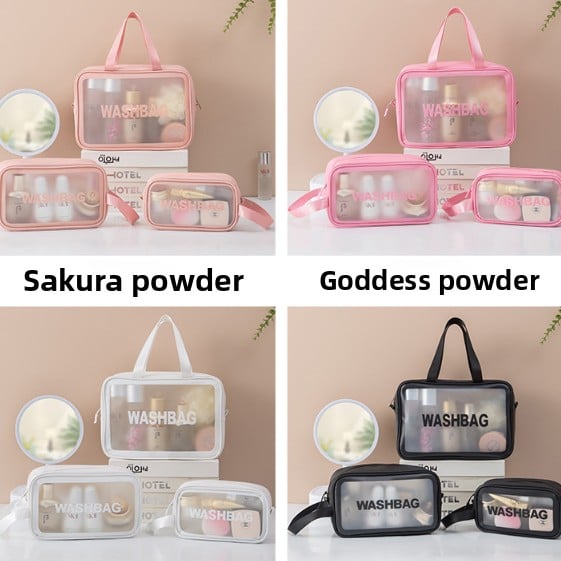 Transparent Waterproof PVC Cosmetic Bag for Travel