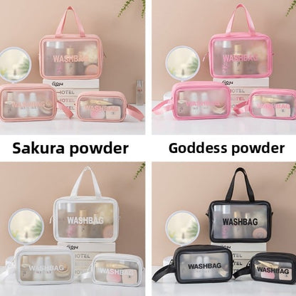 Transparent Waterproof PVC Cosmetic Bag for Travel