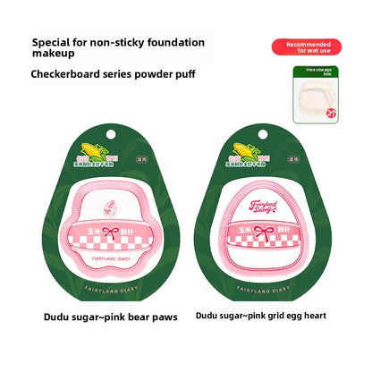 Non-sticky powder foundation cushion