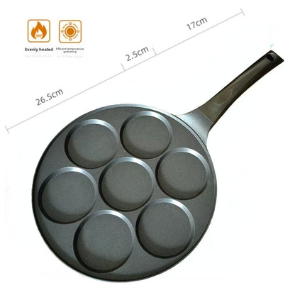 Four-hole breakfast egg burger pot