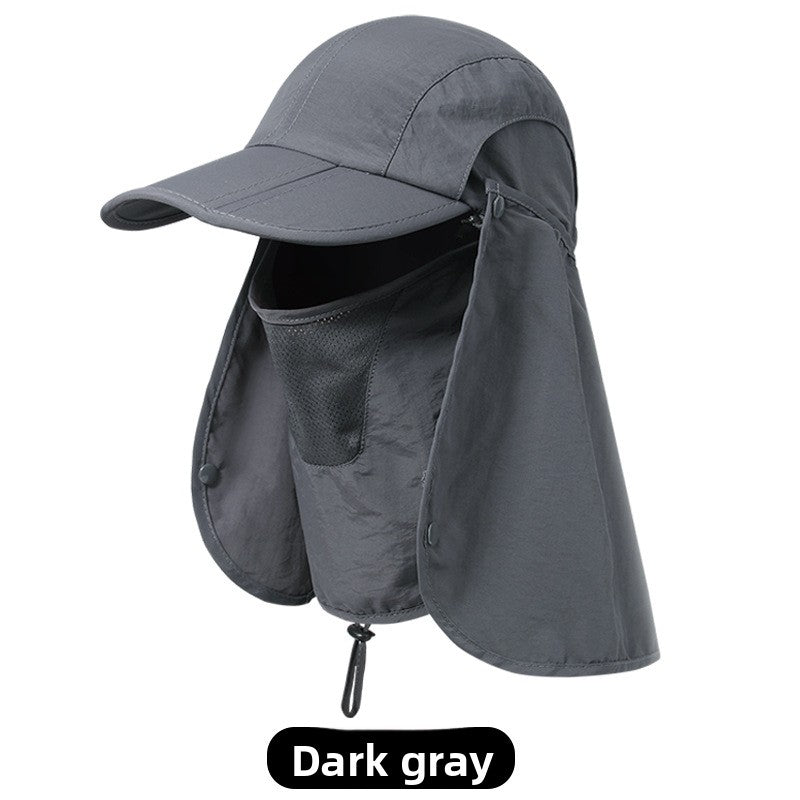 Outdoor sunshade baseball cap