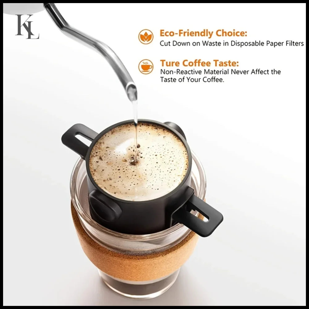 Coffee Maker Portable Set With Stainless Steel Coffee Mug