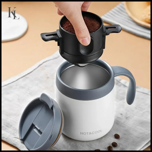 Coffee Maker Portable Set With Stainless Steel Coffee Mug