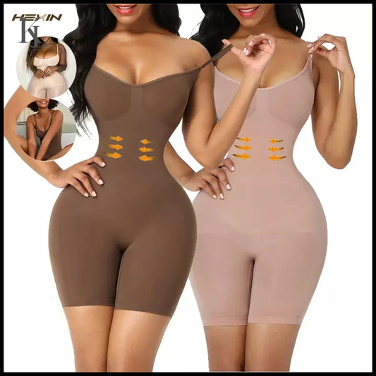Colombianas Seamless Women Sculpting Bodysuit Push Up Butt Lifter Thigh Slimmer