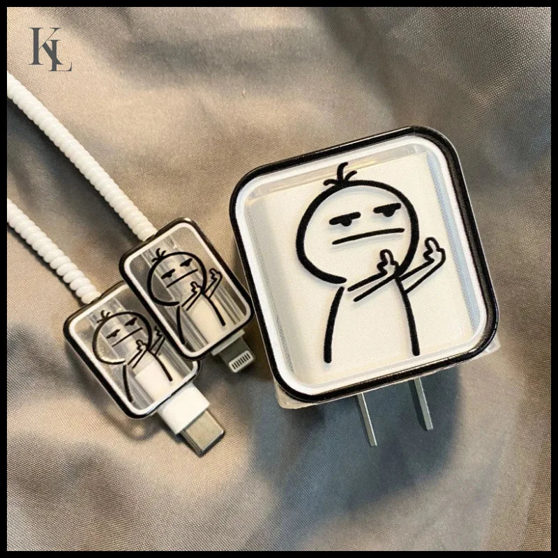 Creative Line Cute Case for Charger B