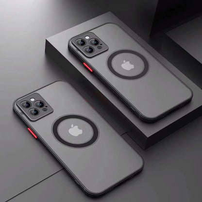 Apple magnetic matte phone case