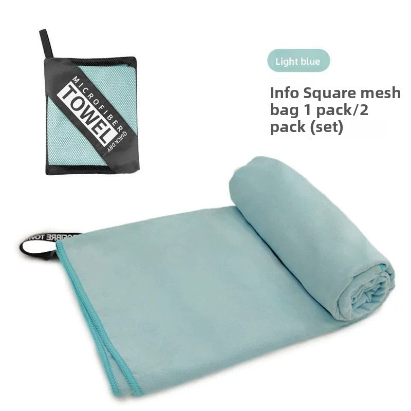 Double-sided fleece beach towel for sports