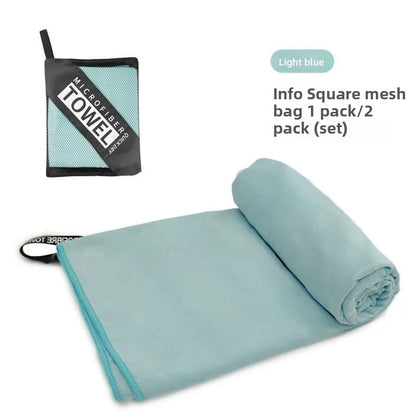 Double-sided fleece beach towel for sports
