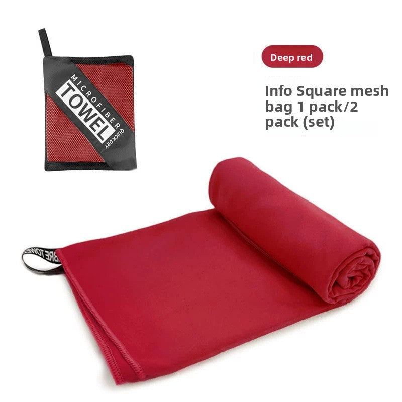Double-sided fleece beach towel for sports