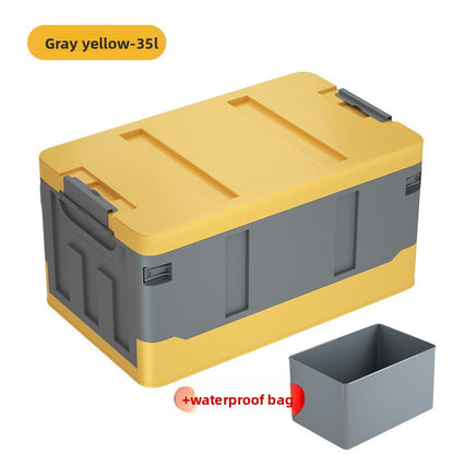 Car trunk storage box