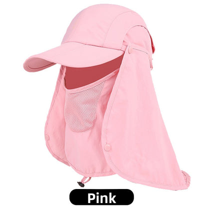 Outdoor sunshade baseball cap