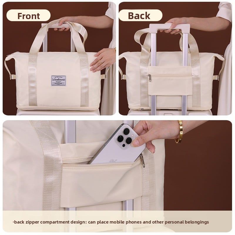 Foldable Lightweight Travel Bag with Dry-Wet Separation