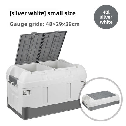 Car trunk storage box
