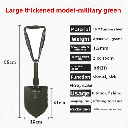 Multi-functional engineer shovel