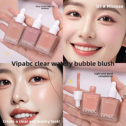 Natural long-lasting hydrating liquid blush