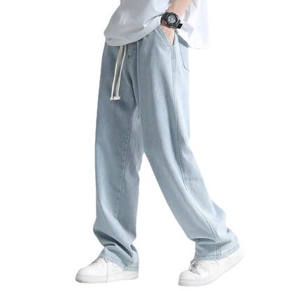 Straight-leg men's jeans