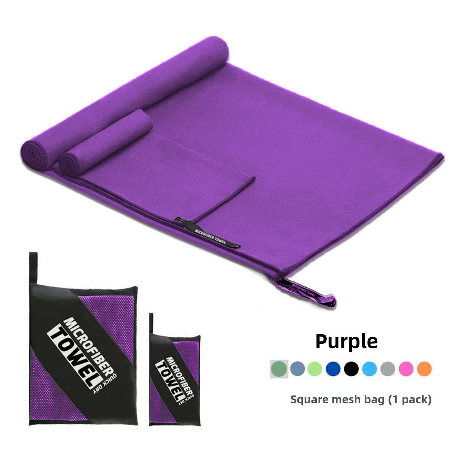 Double-sided fleece beach towel for sports