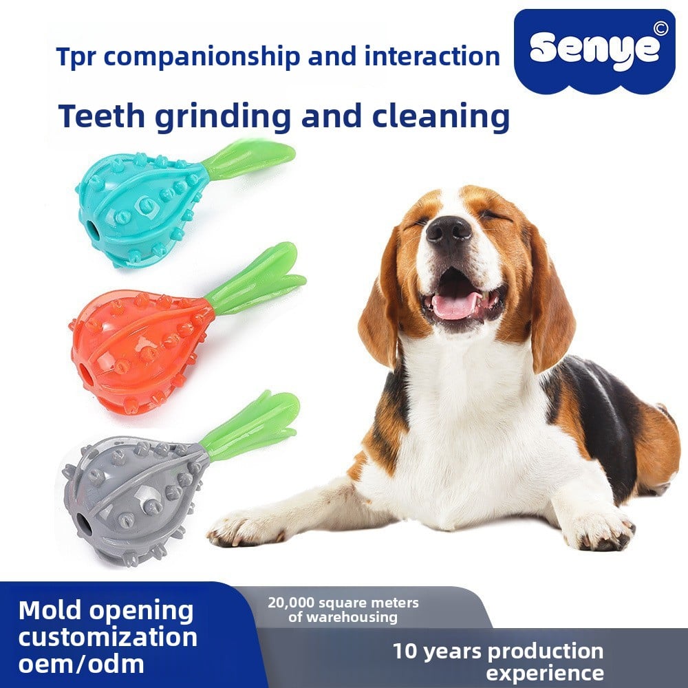 Pet dog toys for self-entertainment and boredom, teething and food leakage, durable to chew