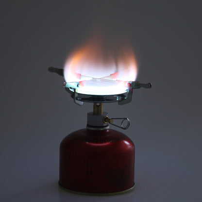 Outdoor camping stove and fuel container