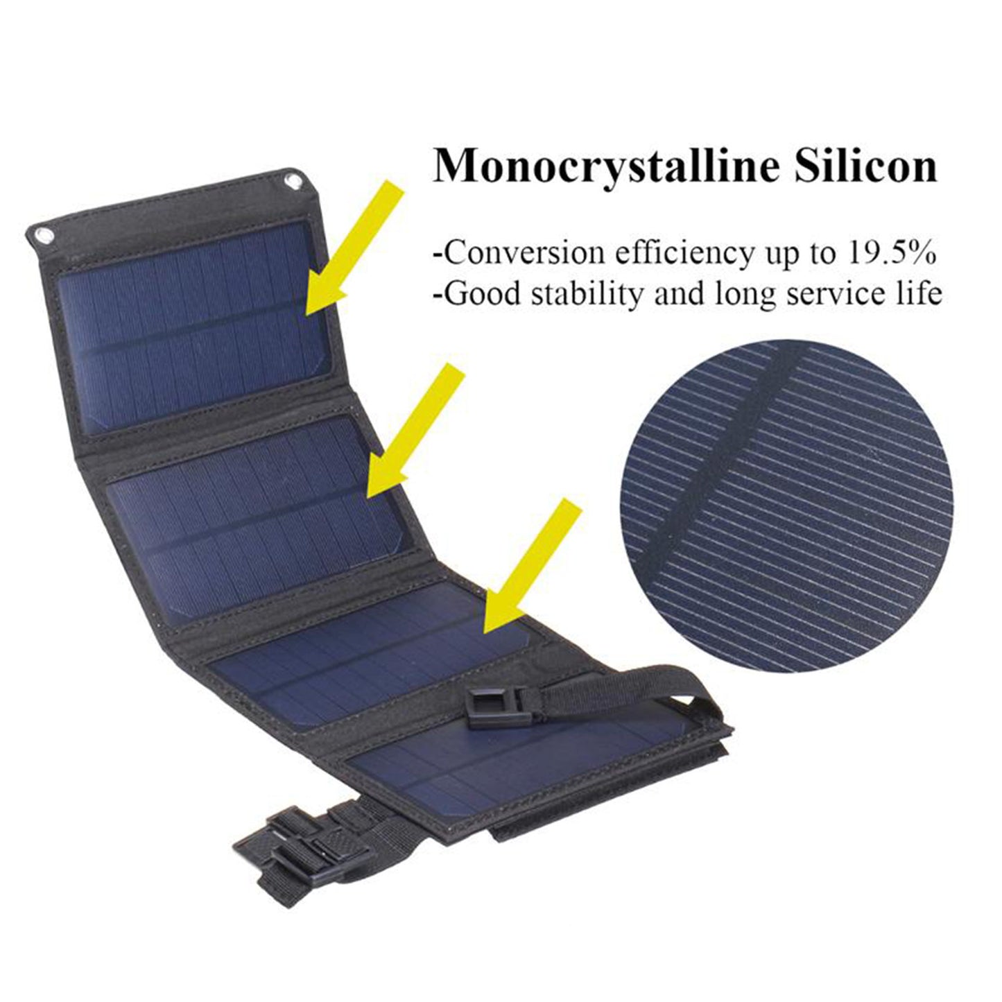 Foldable solar panels