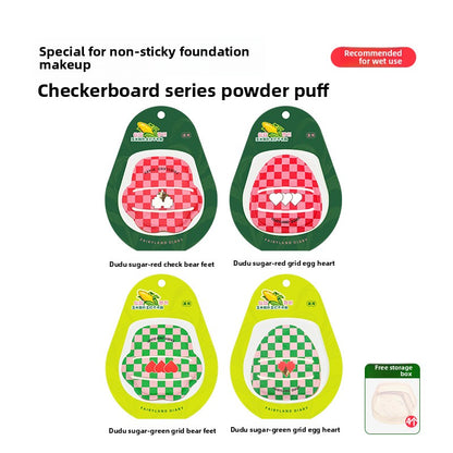 Non-sticky powder foundation cushion