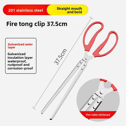 Household stainless steel carbon tongs