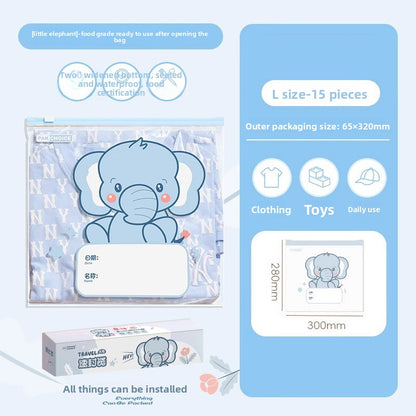Sealed storage bags for mothers, babies and children