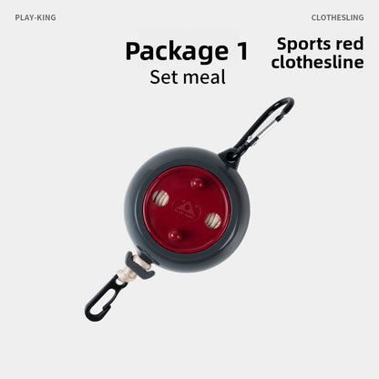 Non-drilled invisible clothes drying line