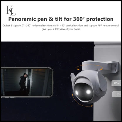 IMOU 2PCS Cruiser 2 5MP Wi-Fi Outdoor Safe Camera