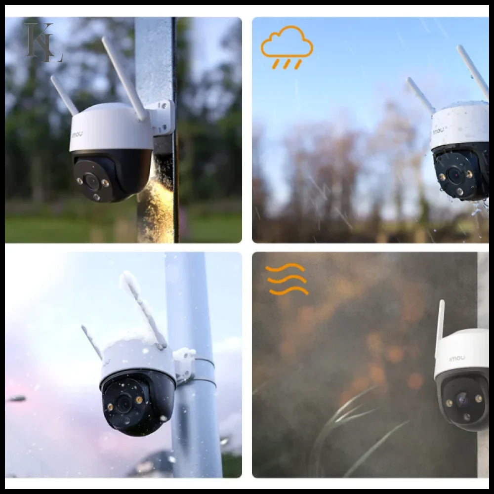 IMOU 2PCS Cruiser SE + 5MP Outdoor PTZ Wi-Fi Camera IP66